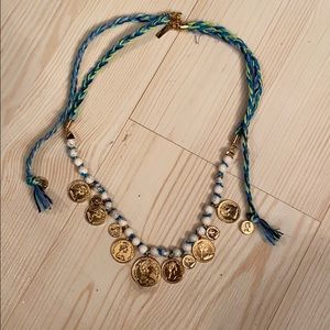 Boho coin necklace